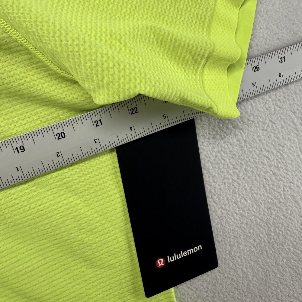 Lululemon Metal Vent Tech Shirt Men's XL Yellow Neon Highlighter Workout 2.0 NEW - Picture 5 of 13